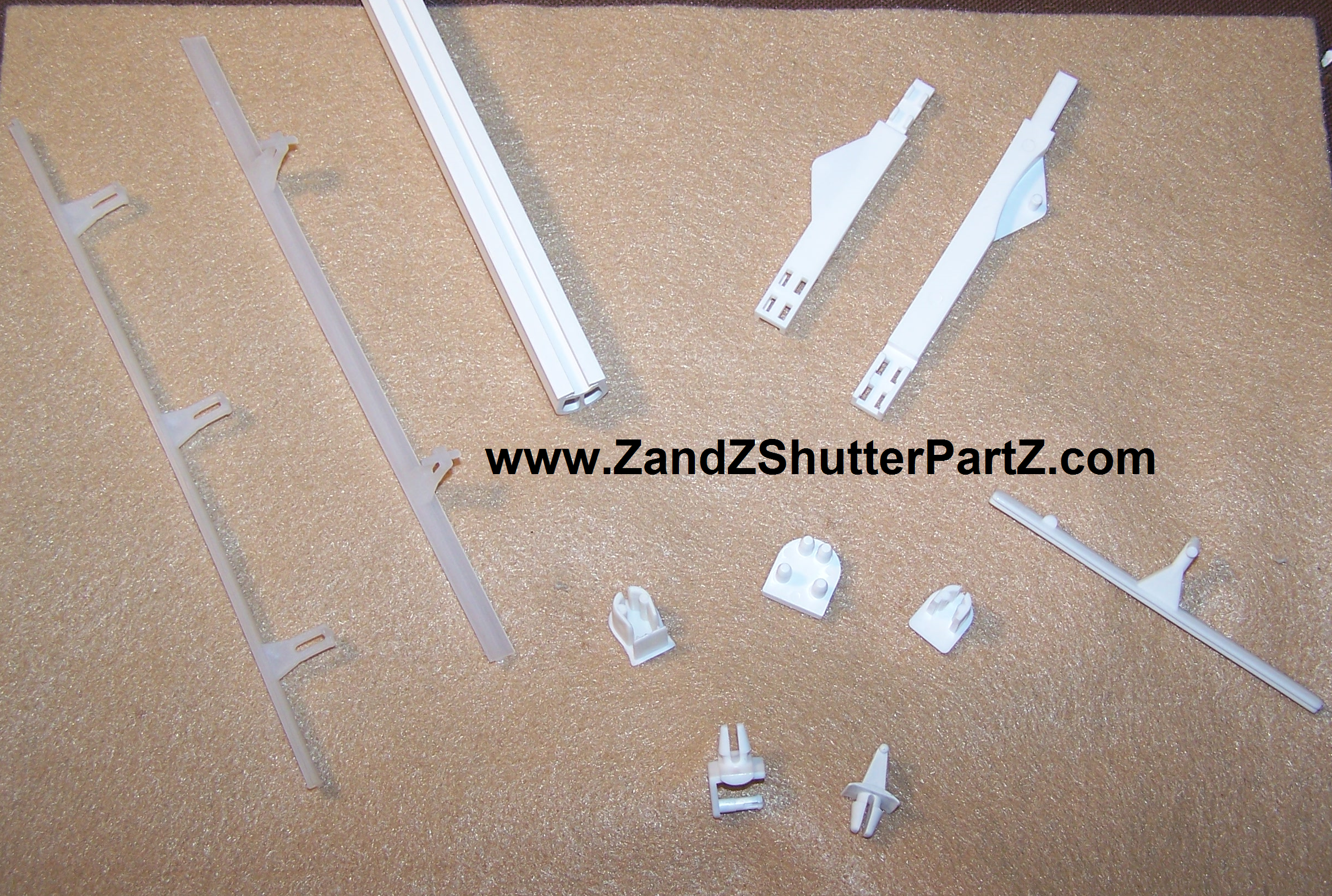 Poly & Vinyl Plantation Shutter Connectors and Control Rods 