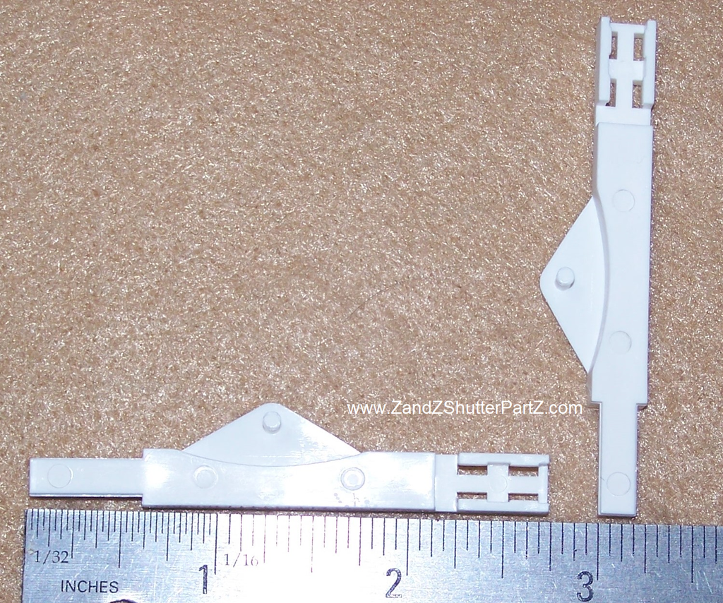 Vinyl & Poly Plantation Shutter Hidden Connector – 2½" Louvers, 2 Pack (Part #ZZ091)