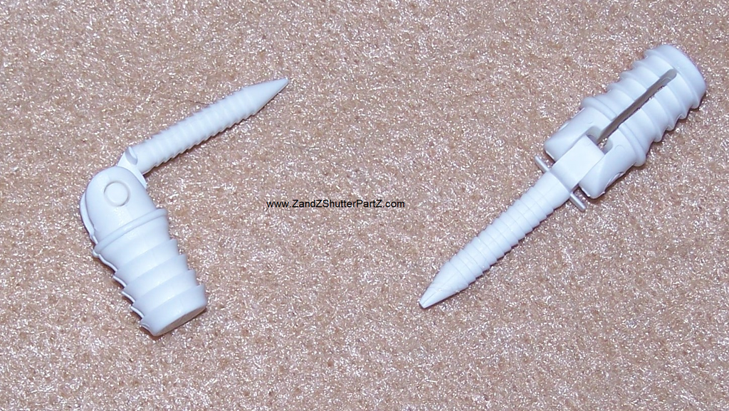 Two-Piece Swivel Connector for Plantation Shutters – Value Pack of 100 (Part #ZZ053V)