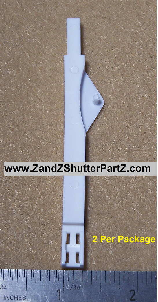 Vinyl & Poly Plantation Shutter Hidden Connector – 3½" Louvers, 2 Pack (Part #ZZ088)