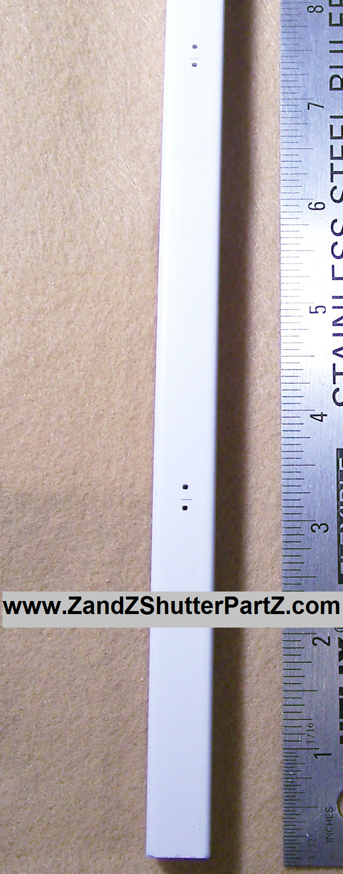 Interior Plantation Shutter Control Rod Kit – 4" Staple Spacing, 72" Length