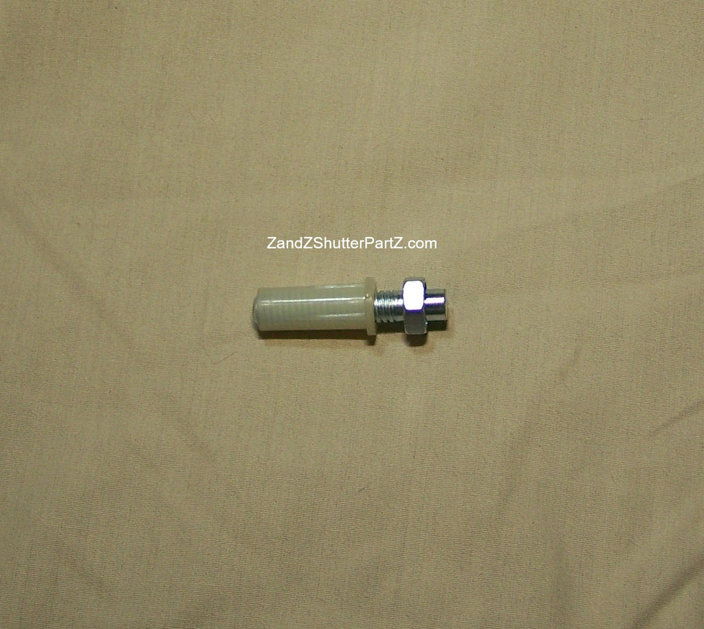 Adjustable Nylon Bottom Pivot for Bi-Fold & Bypass Plantation Shutters - Shutter Track Hardware
