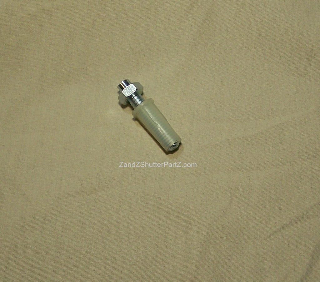 Adjustable Nylon Bottom Pivot for Bi-Fold & Bypass Plantation Shutters - Shutter Track Hardware