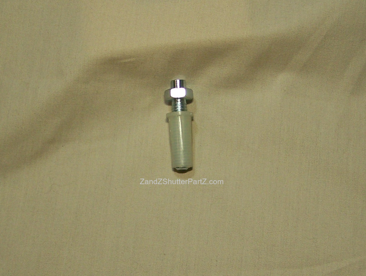 Adjustable Nylon Bottom Pivot for Bi-Fold & Bypass Plantation Shutters - Shutter Track Hardware