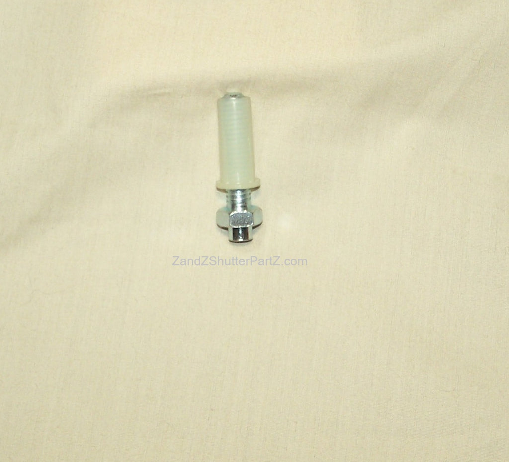Adjustable Nylon Bottom Pivot for Bi-Fold & Bypass Plantation Shutters - Shutter Track Hardware