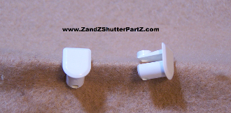 Vinyl & Poly Plantation Shutter End Cap – Variety #3, 2 Pack