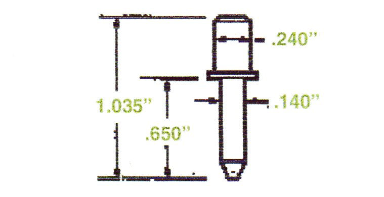 Standard Plantation Shutter Louver Pins – 12 Pack