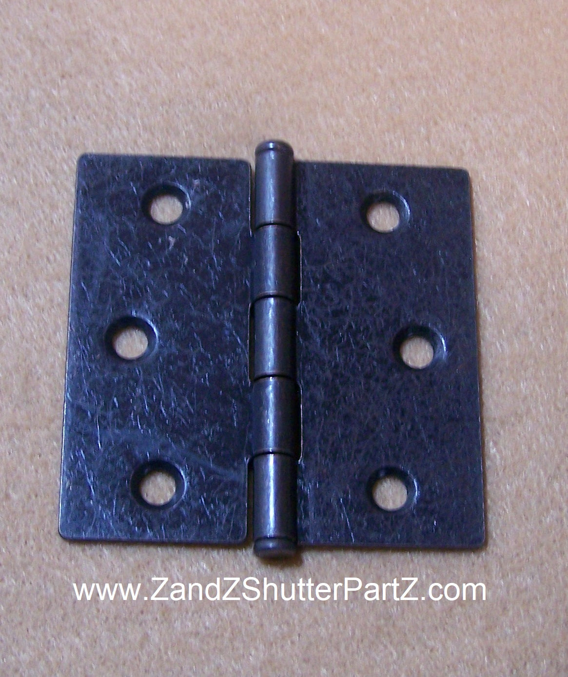 Oil Rubbed Bronze Plantation Shutter Hinge – 2½" x 2½" Butt Hinge (2-Pack)