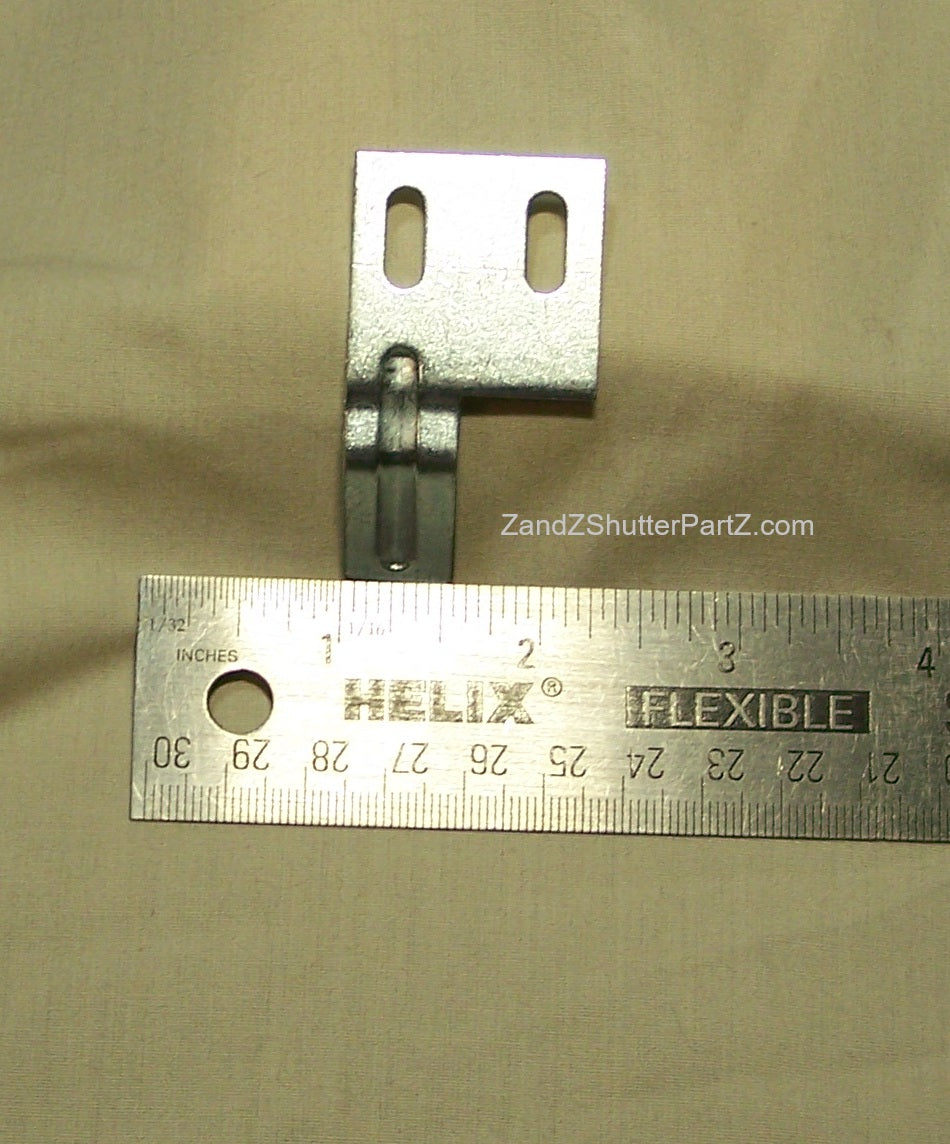 Plantation Shutter Aligner for some by-pass and bi-fold shutters. Shown next to a ruler.
