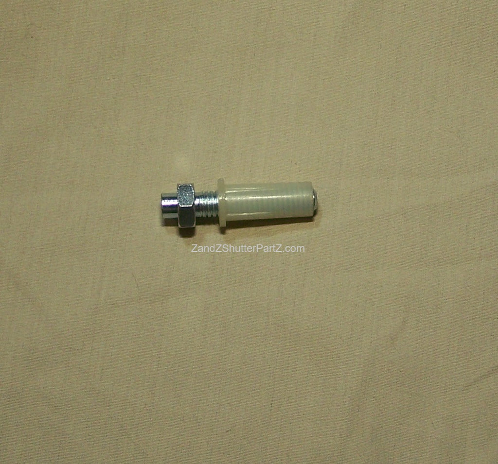 Adjustable Nylon Bottom Pivot for Bi-Fold & Bypass Plantation Shutters - Shutter Track Hardware
