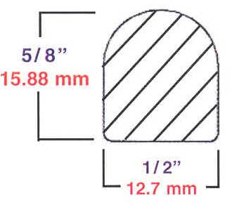 Interior Plantation Shutter Control Rod Kit – 2" Staple Spacing, 36" Length