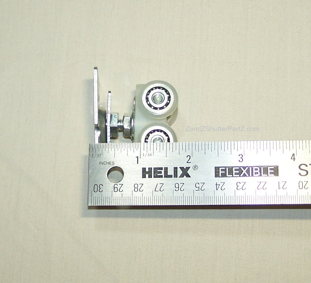 Plantation Shutter Track Roller – 4-Ball Bearing Wheel Hanger Kit