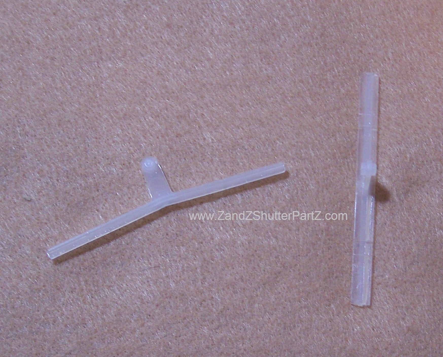 Shutter Vane Connector for 3½" Vinyl & Poly Louvers – Variety 2, 2 Pack (Part #ZZ075)