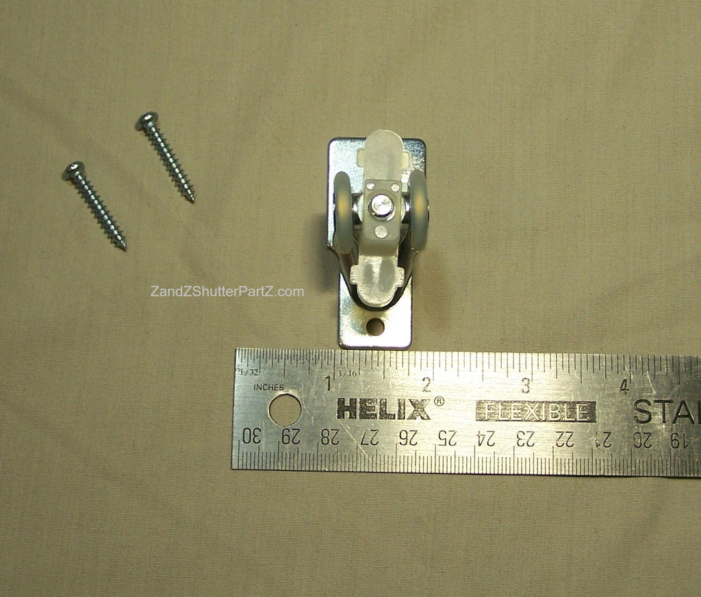 Plantation Shutter Track Roller – 2-Ball Bearing Wheel Hanger Kit
