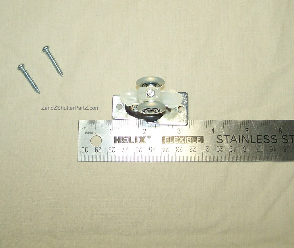 shutter track roller -2 ball bearing wheels