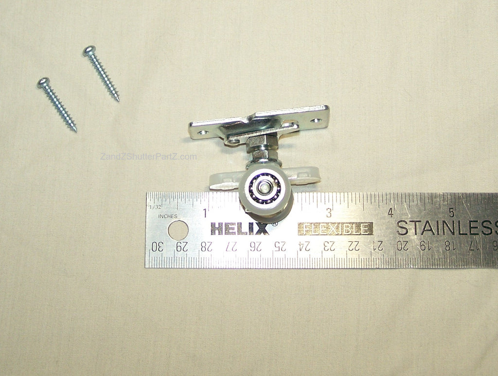 2 Wheel roller for shutter track