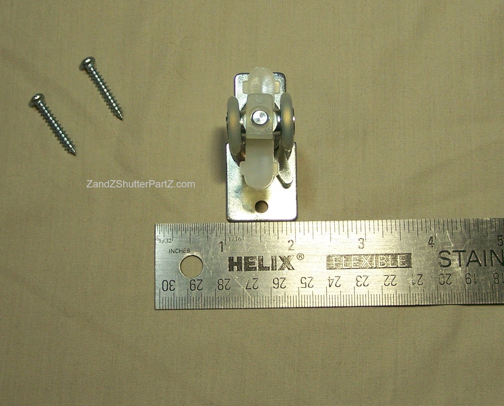 Shutter Track hardware - Replacement 2 wheel roller