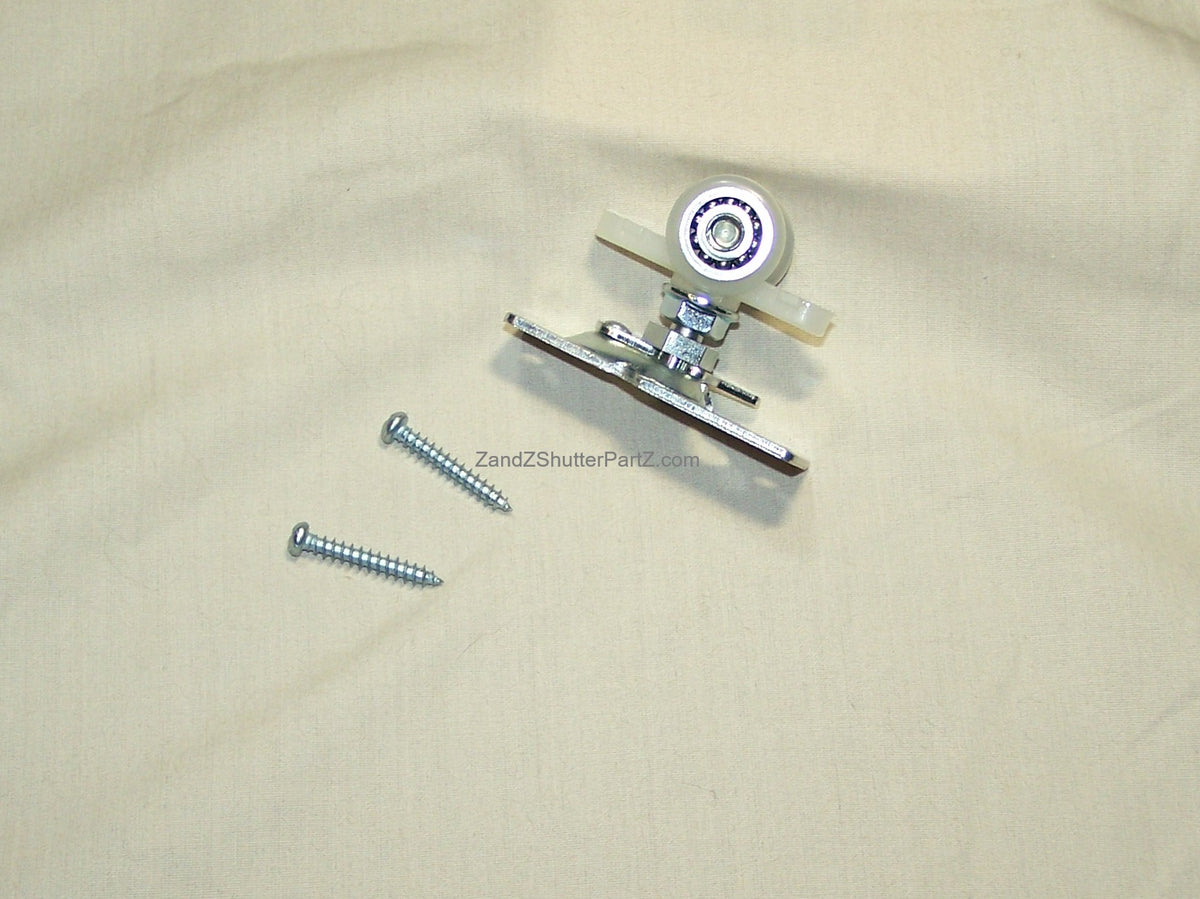 2 wheel replacement shutter roller for by-pass and bi-fold shutters