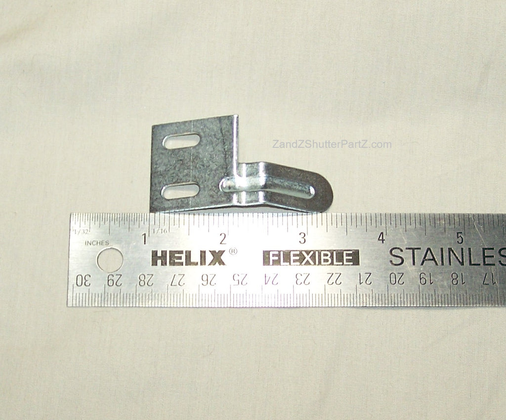 Plantation Shutter Aligner for some by-pass and bi-fold shutters shown next to ruler.