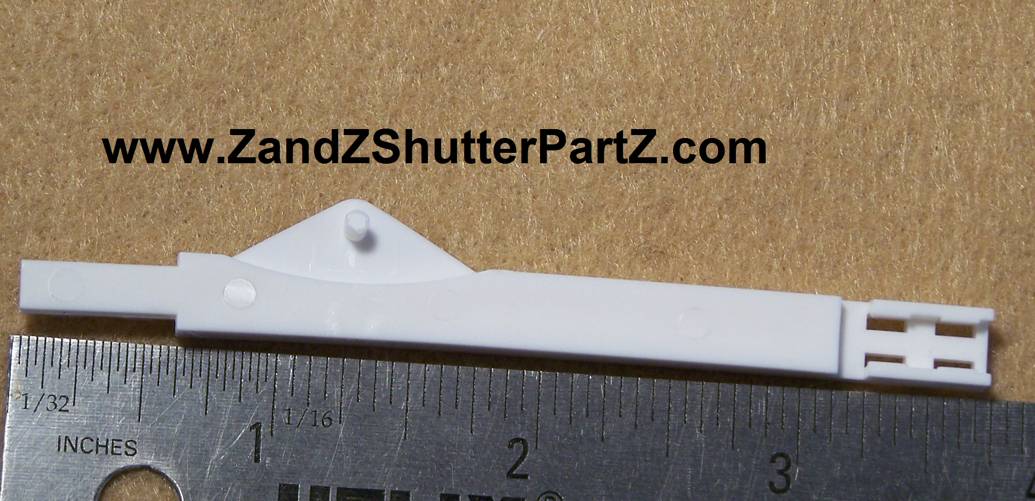 Vinyl & Poly Plantation Shutter Hidden Connector – 3½" Louvers, 2 Pack (Part #ZZ088)