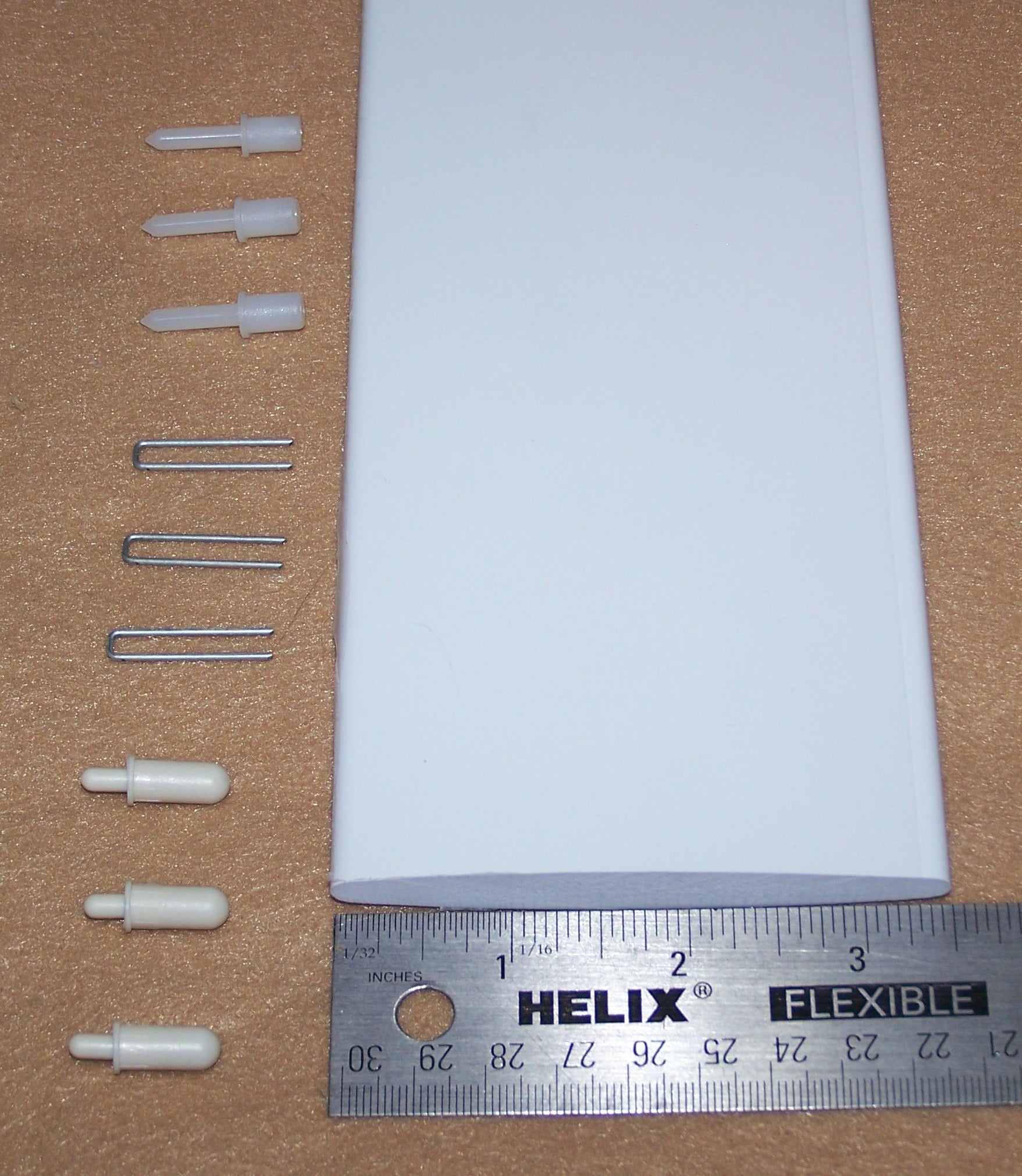 Interior Plantation Shutter Louver Replacement Kit – 3½" Wide, 36" Long