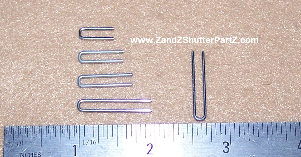 Plantation Shutter Staples – 3/16" Crown, 12 Pack (Choose Length)