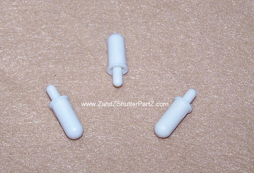 Spring-Loaded Louver Pin – Retractable Plantation Shutter Repair Pin, 6 Pack