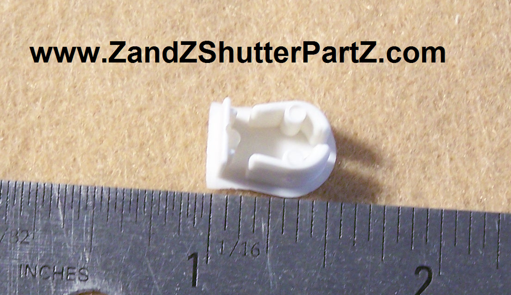 Vinyl & Poly Plantation Shutter End Cap – Style 2, 2 Pack (Part #ZZ052)