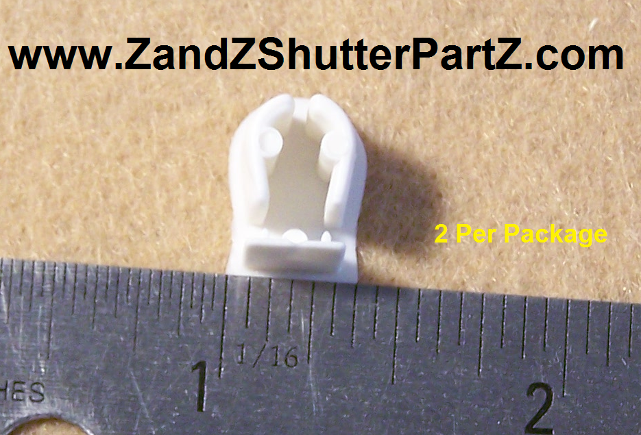 Vinyl & Poly Plantation Shutter End Cap – Style 2, 2 Pack (Part #ZZ052)