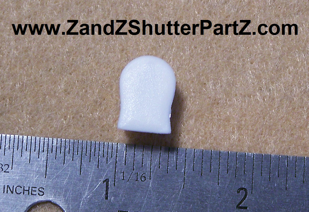 Vinyl & Poly Plantation Shutter End Cap – Style 2, 2 Pack (Part #ZZ052)