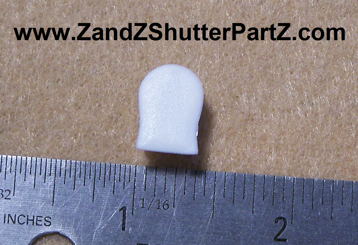 Vinyl & Poly Plantation Shutter End Cap – Style 2, 2 Pack (Part #ZZ052)