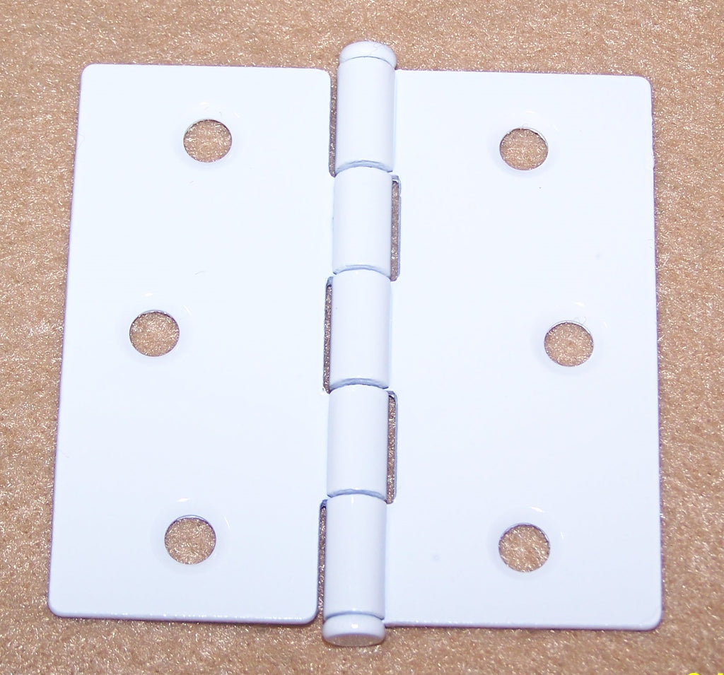 White Gloss Plantation Shutter Hinge – 2½" x 2½" Butt Hinge (2-Pack)