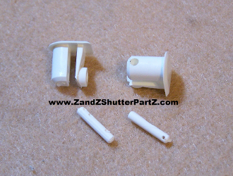Vinyl & Poly Plantation Shutter End Cap – Variety #3, 2 Pack