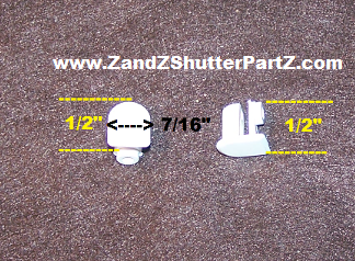 Vinyl & Poly Plantation Shutter End Cap – Variety #3, 2 Pack