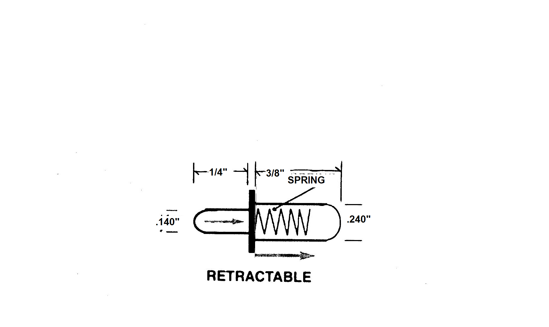Spring-Loaded Louver Repair Pin – Short Variety, 6 Pack