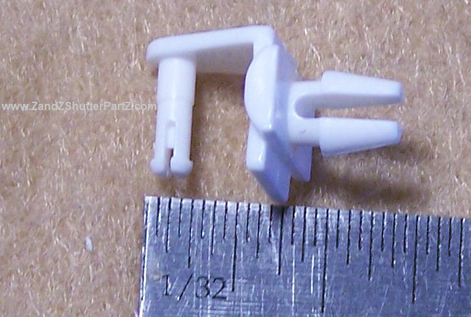 Vinyl & Poly Plantation Shutter Side Connector – 2 Pack (Part #ZZ089)