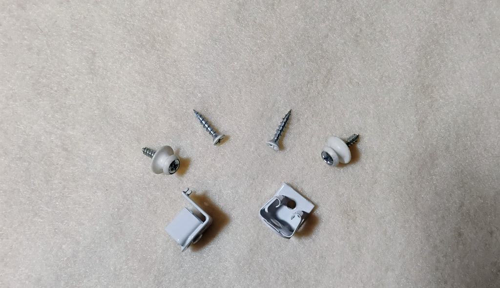 Plantation Shutter Catch - Receiver Catch - White