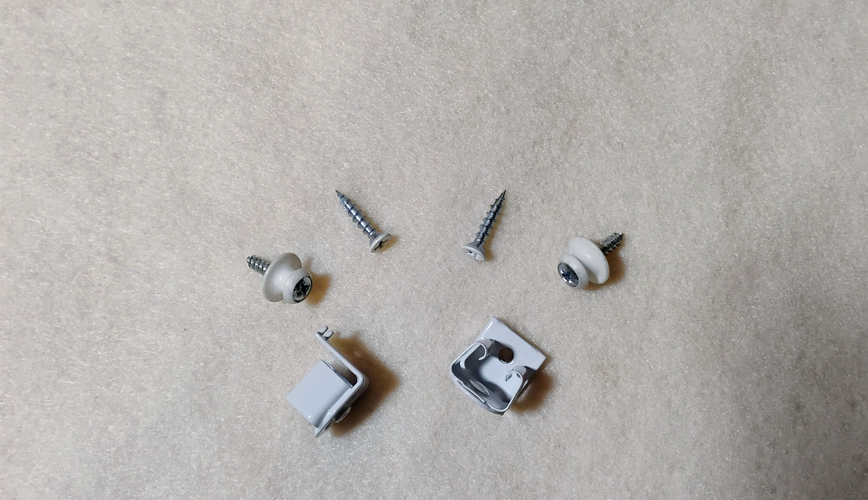 Plantation Shutter Catch - Receiver Catch - White