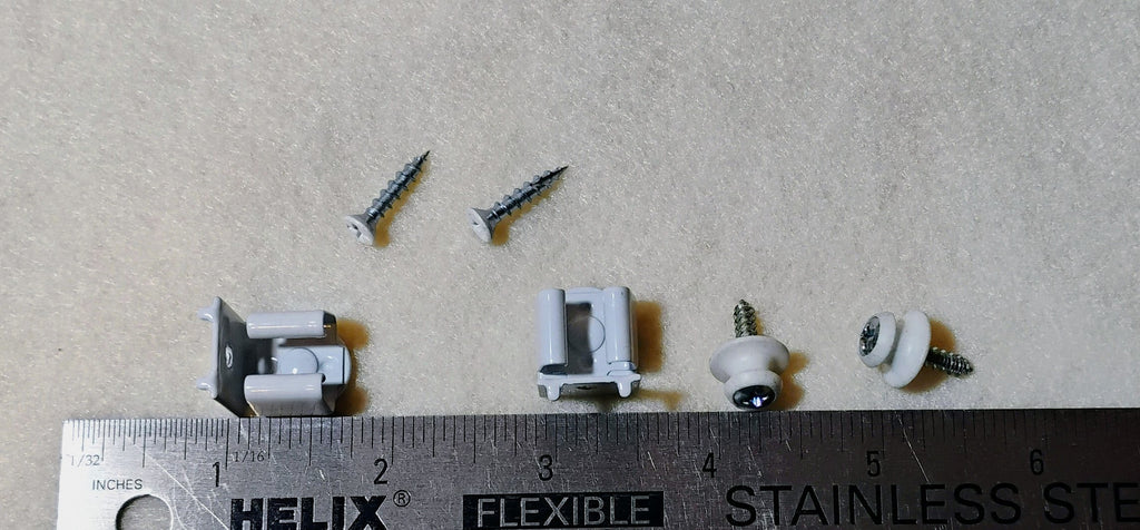 White Plantation Shutter Catch - Receiver Catch