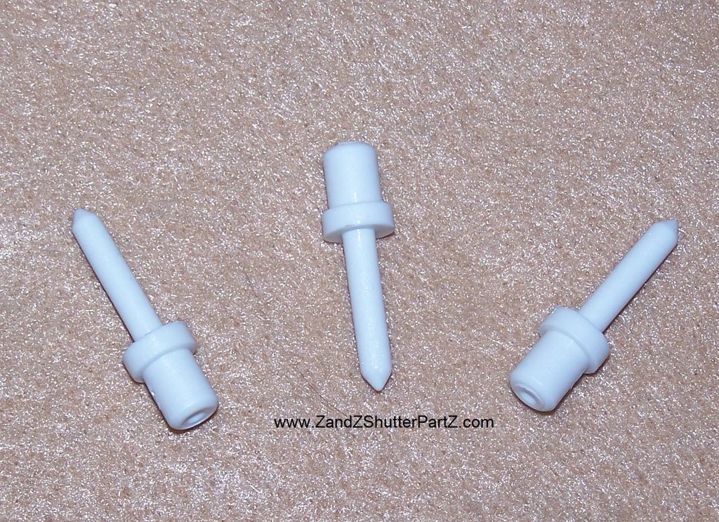 Wide Collar Rear Louver Control Plantation Shutter Pin – 12 Pack