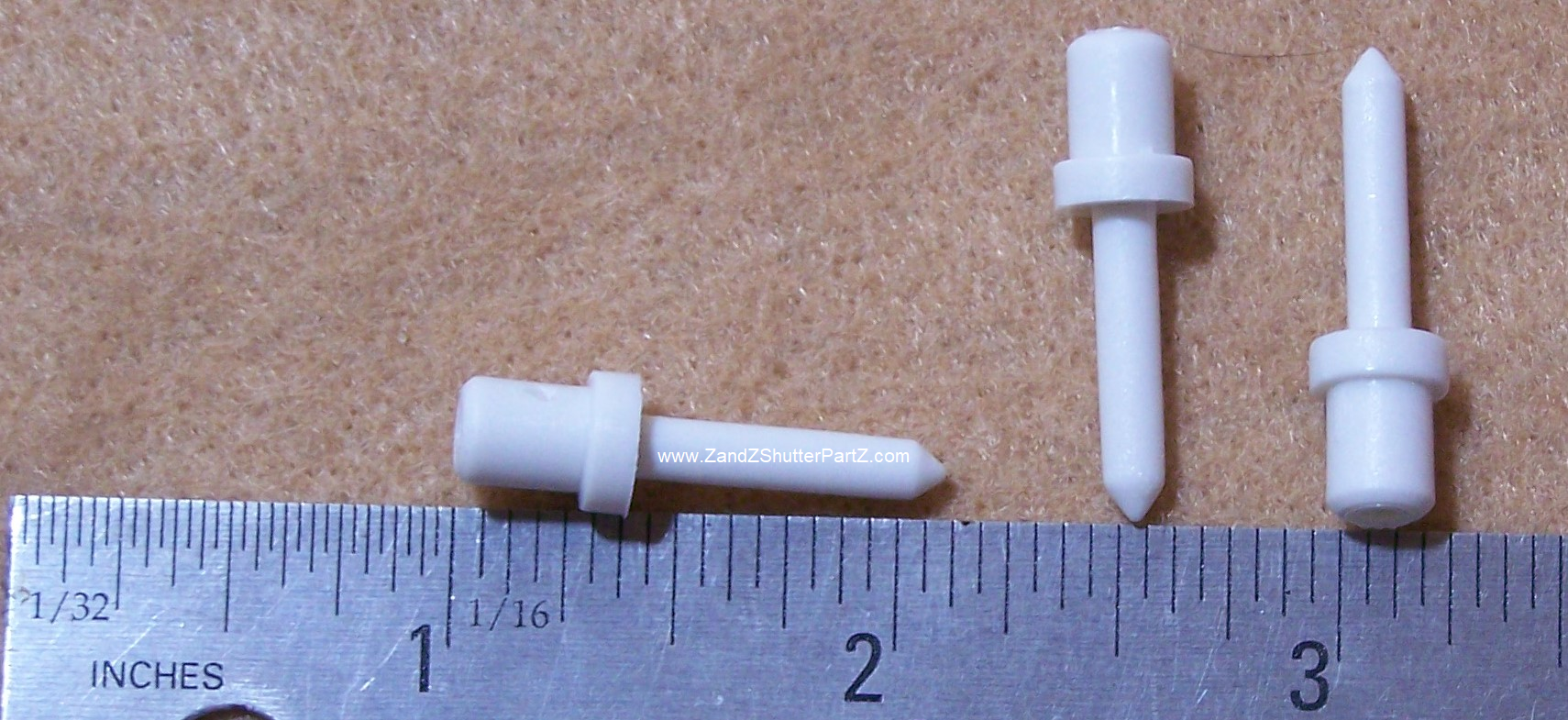 Wide Collar Rear Louver Control Plantation Shutter Pin – 12 Pack