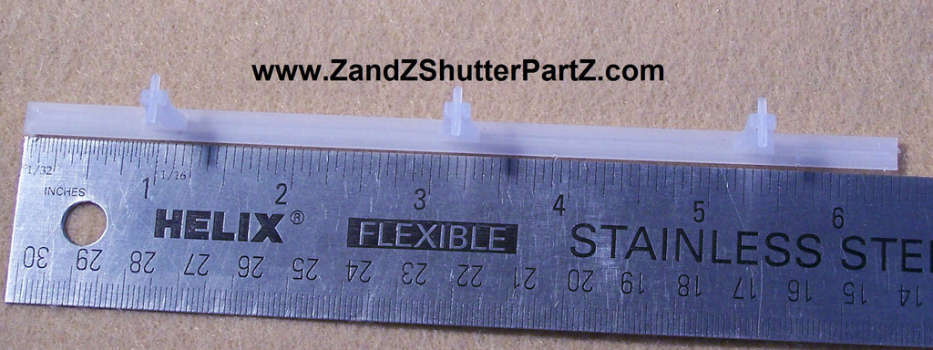 Shutter Vane Connector for 2½" Vinyl & Poly Louvers – Value Pack of 100