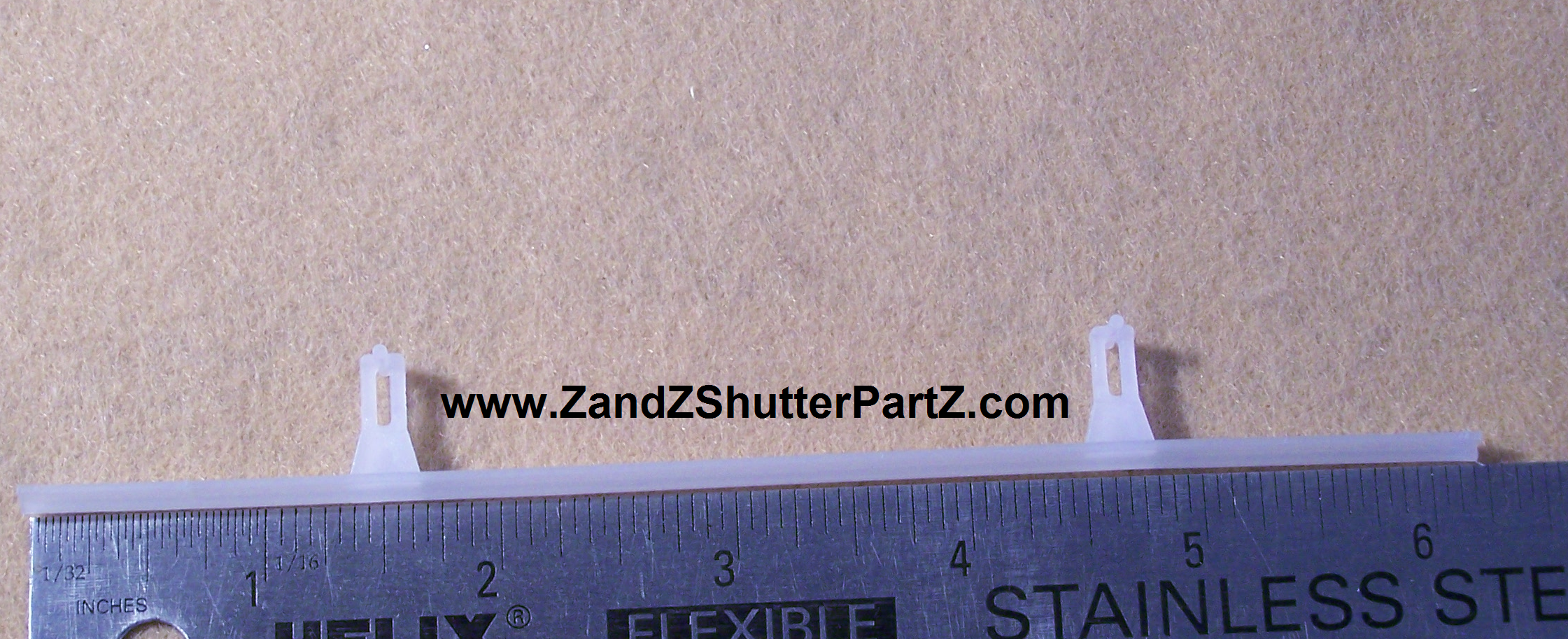 Shutter Vane Connector for 3½" Vinyl & Poly Louvers – Value Pack of 100