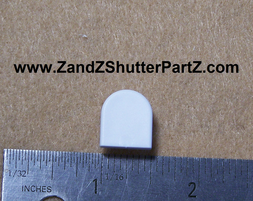 Vinyl & Poly Plantation Shutter End Cap – Style 1, 2 Pack (Part #ZZ020)
