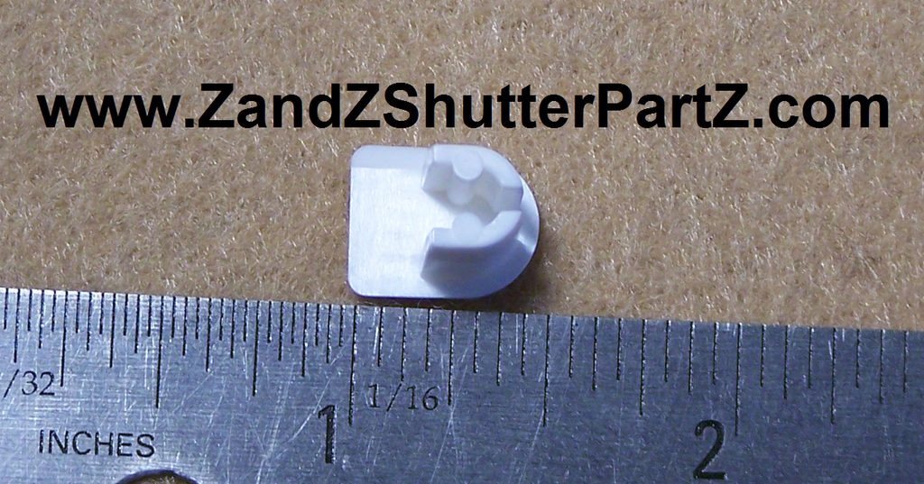 Vinyl & Poly Plantation Shutter End Cap – Style 4, 2 Pack (Part #ZZ087)
