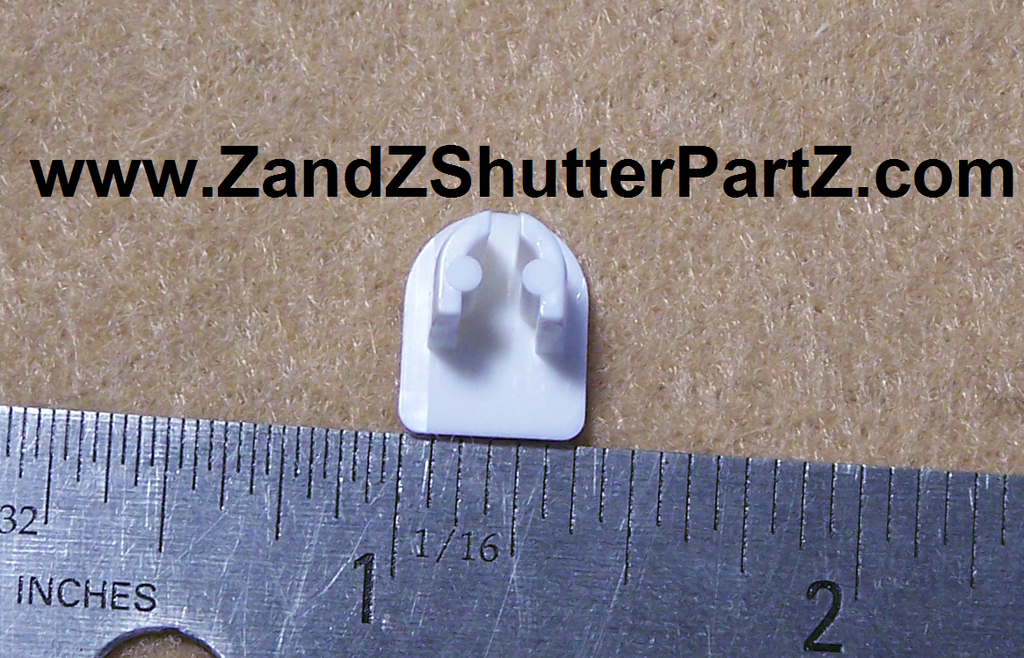 Vinyl & Poly Plantation Shutter End Cap – Style 4, 2 Pack (Part #ZZ087)