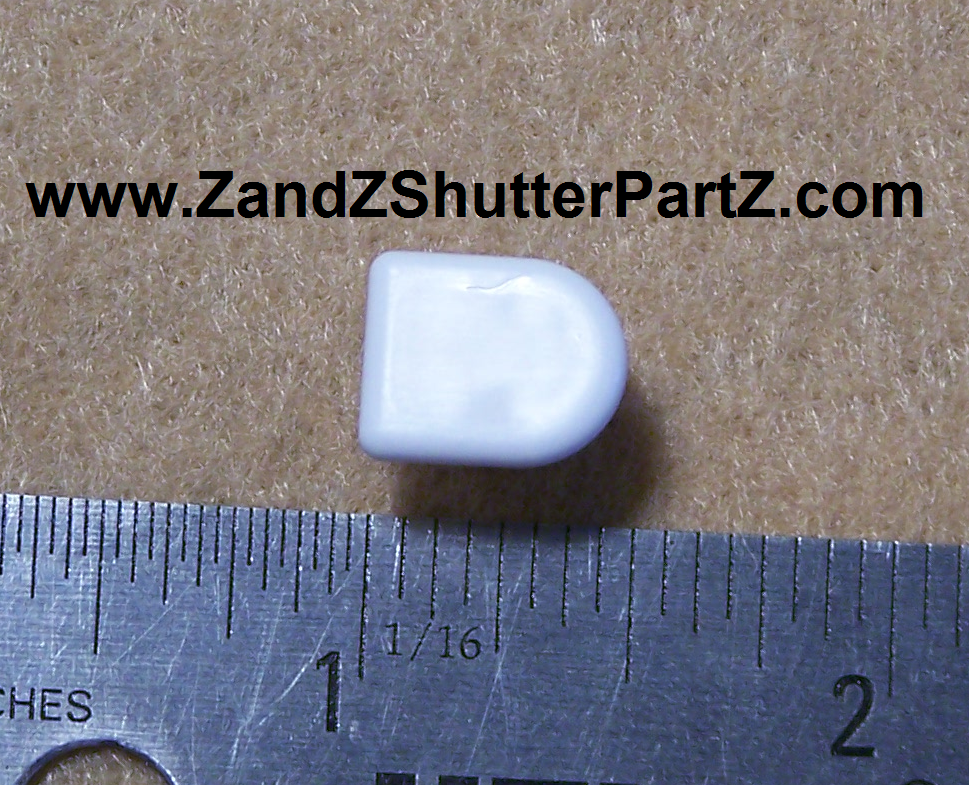Vinyl & Poly Plantation Shutter End Cap – Style 4, 2 Pack (Part #ZZ087)