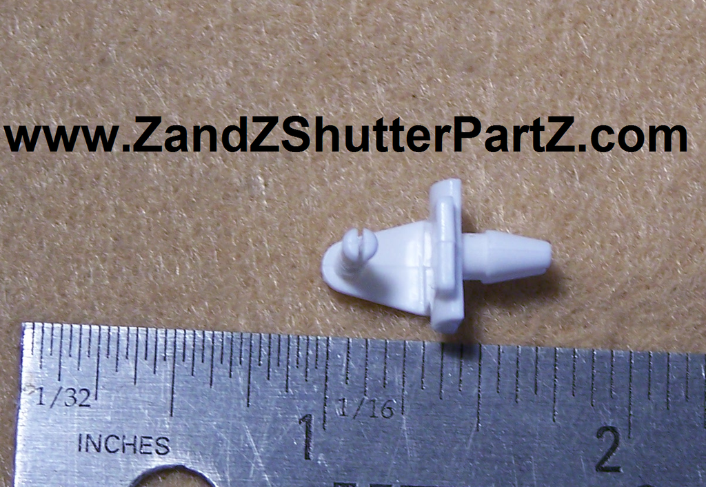 Vinyl & Poly Plantation Shutter Side Connector – 2 Pack (Part #ZZ089)