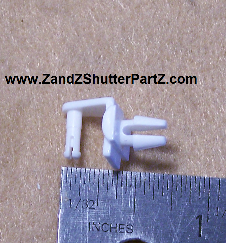 Vinyl & Poly Plantation Shutter Side Connector – 2 Pack (Part #ZZ089)