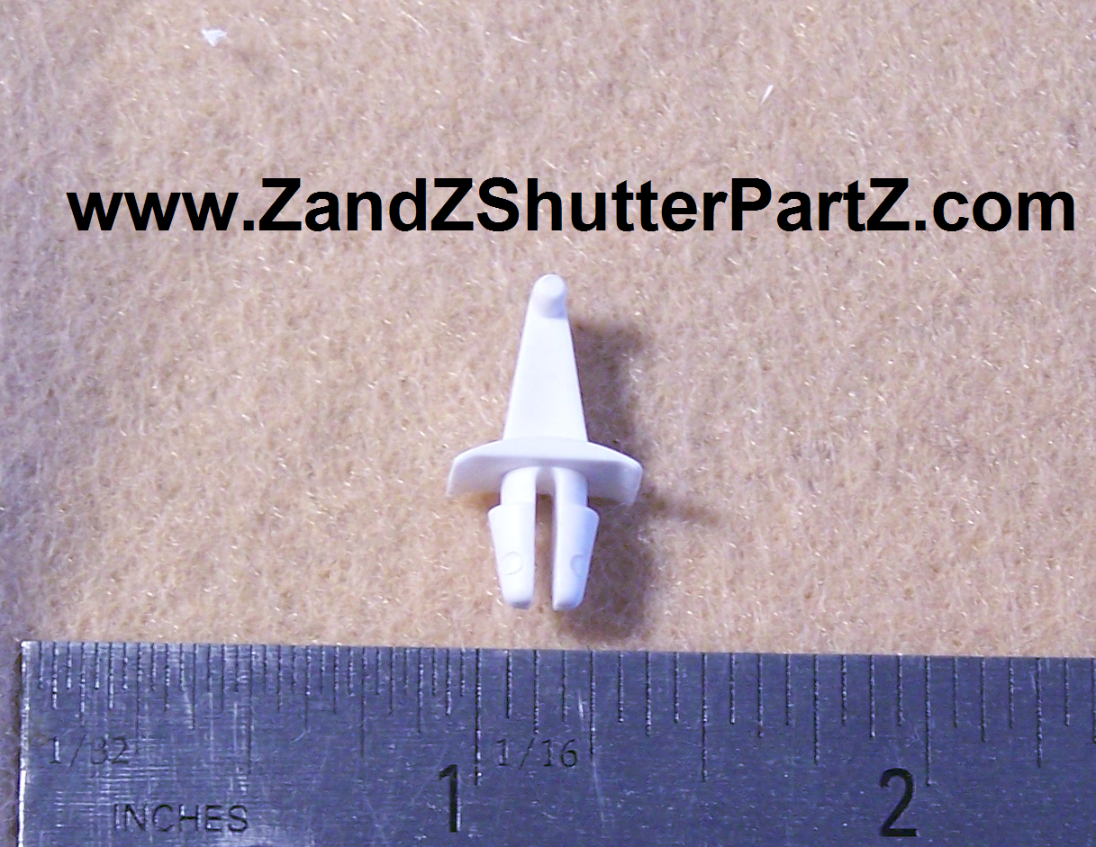 Single Louver Connector for Vinyl & Poly Plantation Shutters – 3/4" Length, 2 Pack